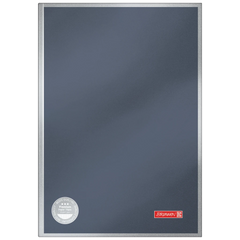 Notizbuch Premium Metallic | A4, kariert, anthrazit