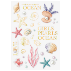 Freundebuch Sunny Ocean | 16×21 cm, 80 Seiten, mehrfarbig, pastell