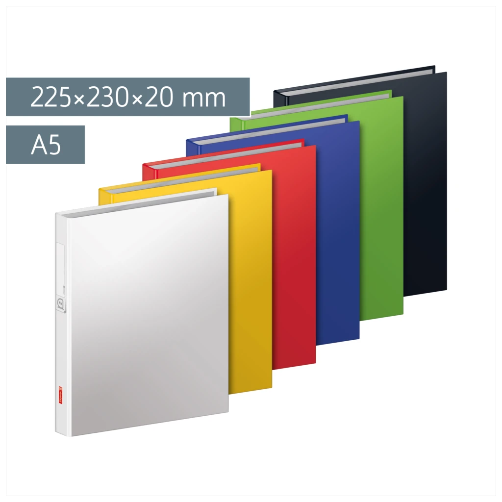 Ringbuch | A5, 4 Ringe, Füllhöhe: 20 mm, sortiert