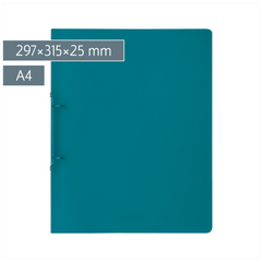 Ringbuch FACT!pp | A4, 2 Ringe, Füllhöhe: 25 mm, türkis