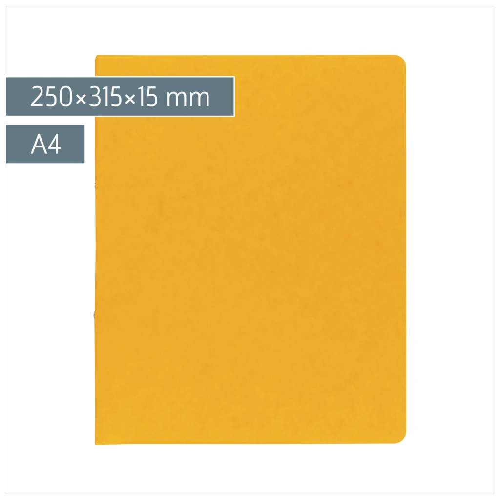 Ringbuch FACT!plus | A4, 2 Ringe, Füllhöhe: 15 mm, gelb