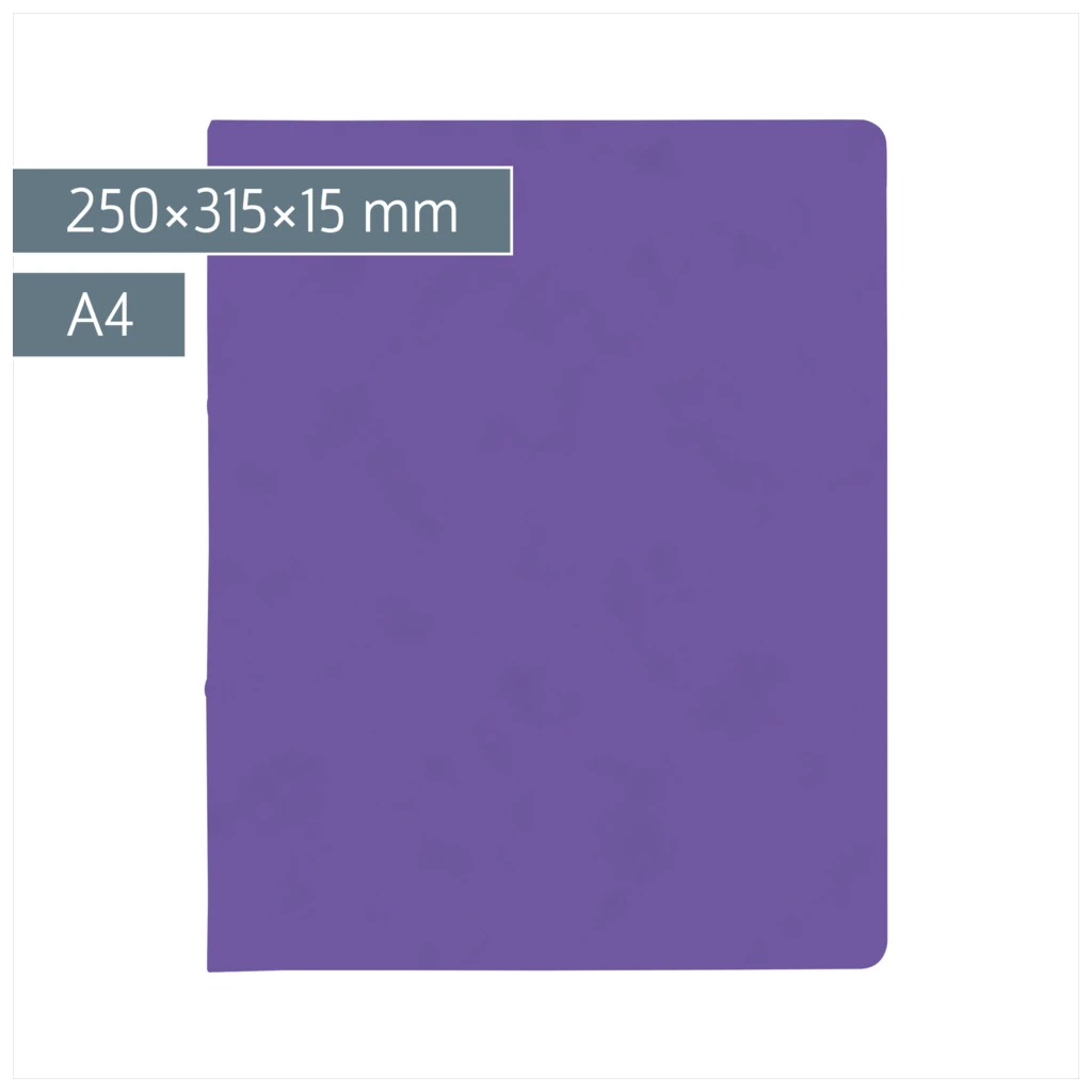 Ringbuch FACT!plus | A4, 2 Ringe, Füllhöhe: 15 mm, violett