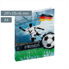Ringbuch „Deutschland“ Fußball | A4, 2 Ringe, Füllhöhe: 16 mm, mehrfarbig