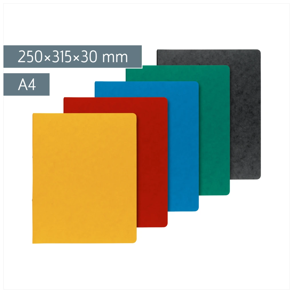 Ringbuch FACT!plus | A4, 4 Ringe, Füllhöhe: 30 mm, sortiert