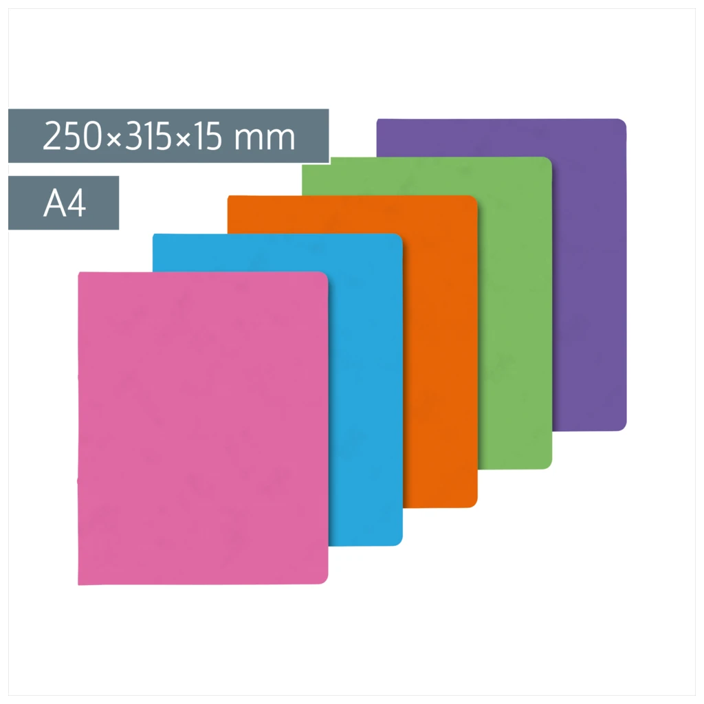 Ringbuch FACT!plus | A4, 4 Ringe, Füllhöhe: 15 mm, sortiert