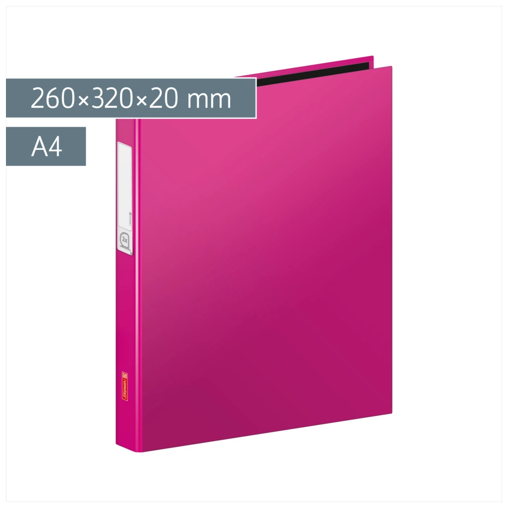 Ringbuch | A4, 2 Ringe, Füllhöhe: 20 mm, pink