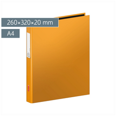 Ringbuch | A4, 2 Ringe, Füllhöhe: 20 mm, orange