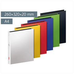 Ringbuch | A4, 4 Ringe, Füllhöhe: 20 mm, sortiert