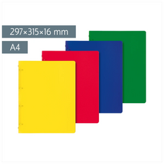 Ringbuch FACT!pp | A4, 4 Ringe, Füllhöhe: 16 mm, sortiert