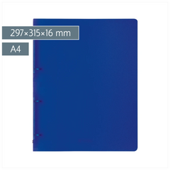 Ringbuch FACT!pp | A4, 4 Ringe, Füllhöhe: 16 mm, blau