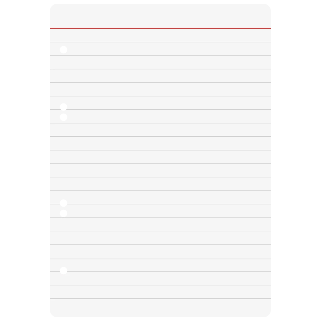 Ringbucheinlagen | A5, liniert, weiß, 100 Blatt