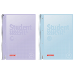 Collegeblock Premium Student „Pastell 2“ | A4, Lineatur 28, 80 Blatt, sortiert