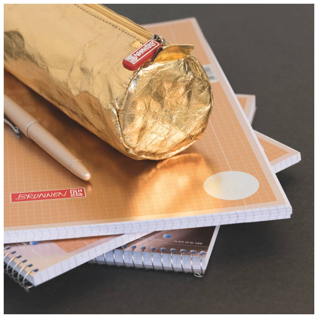 Collegeblock Premium Student Metallic | A4, Lineatur 28, 80 Blatt, sortiert