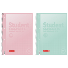 Collegeblock Premium Student „Pastell“ | A4, Lineatur 28, 80 Blatt, sortiert