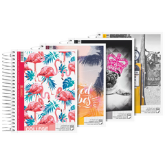 Collegeblock „Trend“ | A6, kariert, 120 Blatt, sortiert