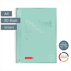 Collegeblock Premium Student Colour Code | A4, Lineatur 27, 80 Blatt, mint