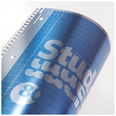 Collegeblock Premium Student | A4, Lineatur 27, 80 Blatt, blau