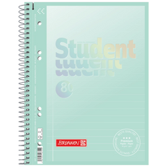 Collegeblock Premium Student „Pastell“ | A5, Lineatur 4, 80 Blatt, pastellmint