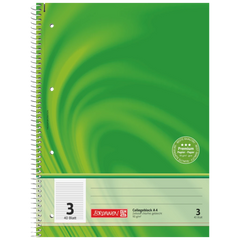 Collegeblock Premium | A4, Lineatur 3, 40 Blatt, grün