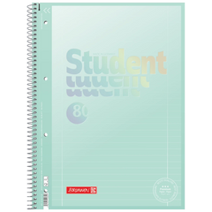 Collegeblock Premium Student „Pastell“ | A4, Lineatur 27, 80 Blatt, pastellmint