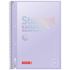 Collegeblock Premium Student „Pastell“ | A4, Lineatur 28, 80 Blatt, pastelllila