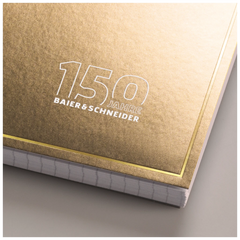 Collegeblock Premium Student „Gold“ | A4, Lineatur 28, 80 Blatt, gold
