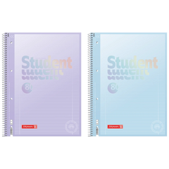 Collegeblock Premium Student „Pastell 2“ | A4, Lineatur 27, 80 Blatt, sortiert
