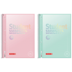 Collegeblock Premium Student „Pastell“ | A4, Lineatur 27, 80 Blatt, sortiert