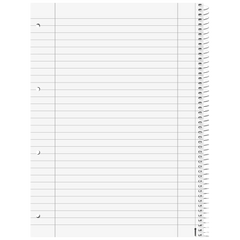 Collegeblock Student Linkshänder | A4, Lineatur 27, 80 Blatt, blau