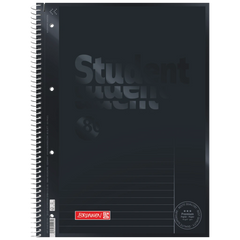Collegeblock Premium Student Colour Code | A4, Lineatur 25, 80 Blatt, onyx
