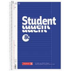 Collegeblock Student | A4, Lineatur 25, 80 Blatt, blau