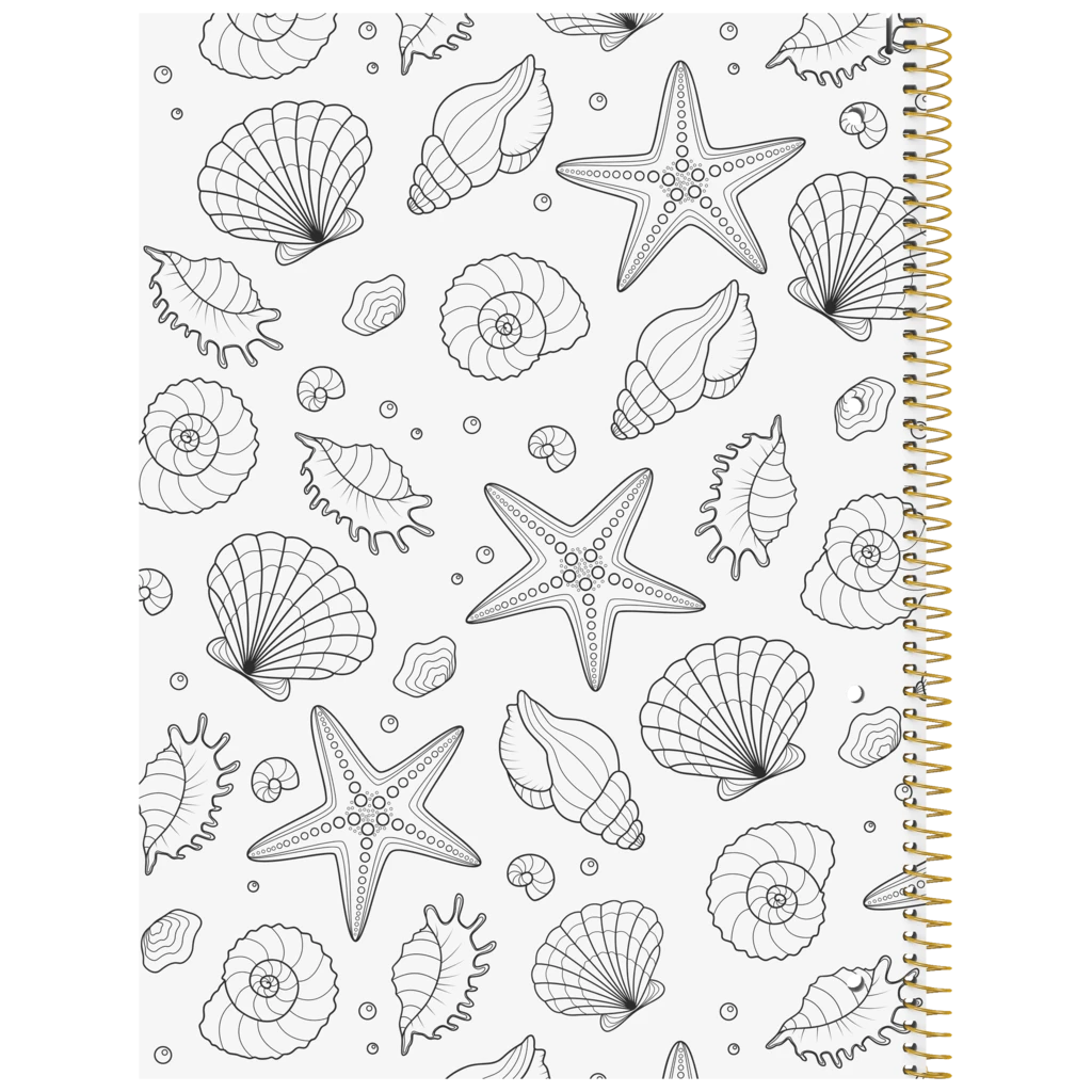 Collegeblock Premium Student Sunny Ocean | A4, Lineatur 27, 80 Blatt, mehrfarbig, pastell