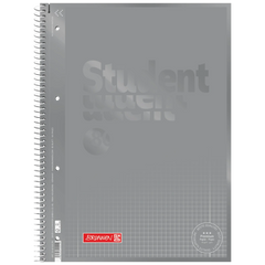 Collegeblock Premium Student Colour Code | A4, Lineatur 28, 80 Blatt, silver