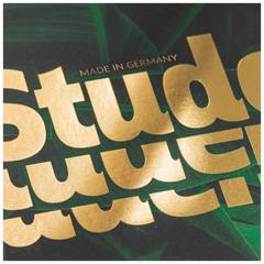 Collegeblock Premium Student „Jungle“ | A4, Lineatur 28, 80 Blatt, grün/gold