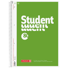 Collegeblock Student | A4, Lineatur 20, 80 Blatt, grün