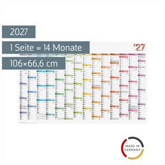 Plakatkalender DATAline 2027 | 106×66,6 cm