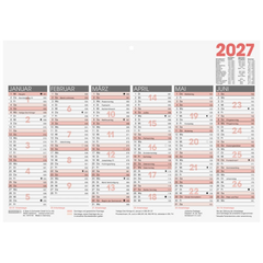 Tafelkalender 2027 | A4 quer