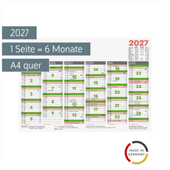 Tafelkalender 2027 | A4 quer