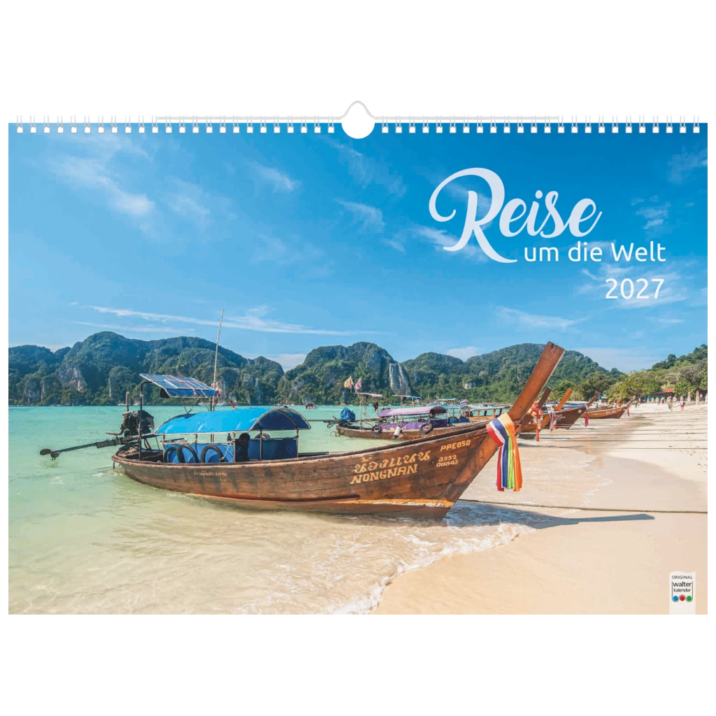 Bildkalender 2027 „Reise um die Welt“ | 44×31 cm