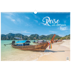 Bildkalender 2027 „Reise um die Welt“ | 44×31 cm
