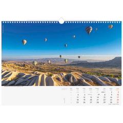 Bildkalender 2027 „Reise um die Welt“ | 44×31 cm