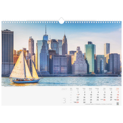 Bildkalender 2027 „Reise um die Welt“ | 44×31 cm