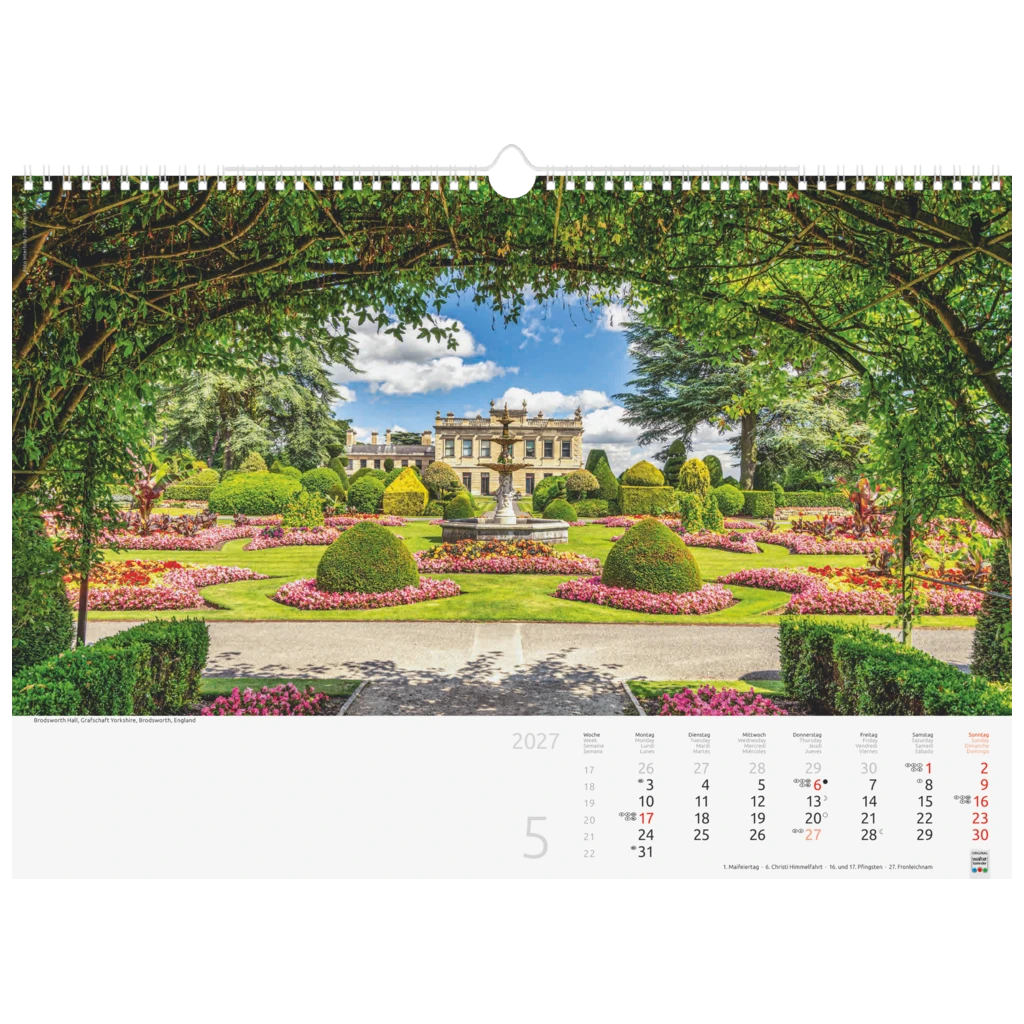 Bildkalender 2027 „Reise um die Welt“ | 44×31 cm