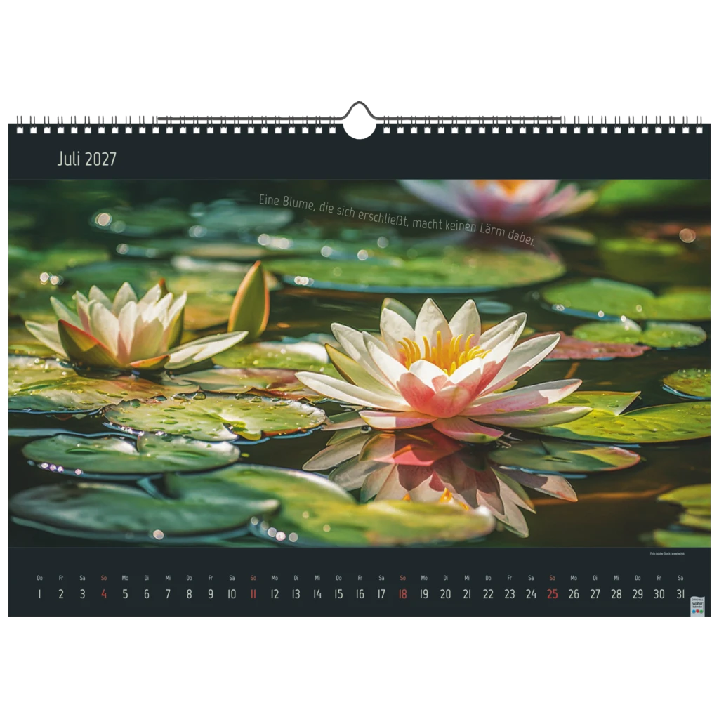 Bildkalender 2027 „Stille Momente“ | 44×31 cm