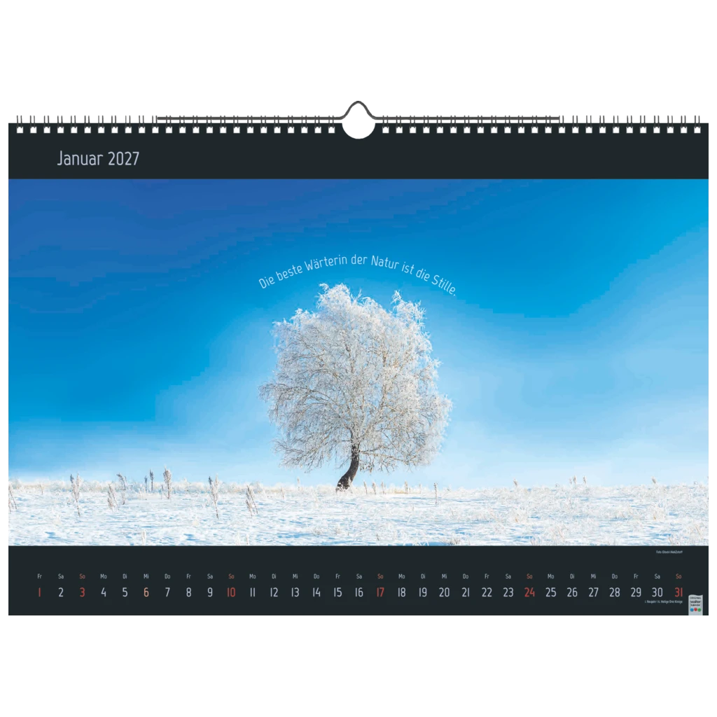 Bildkalender 2027 „Stille Momente“ | 440×310 mm