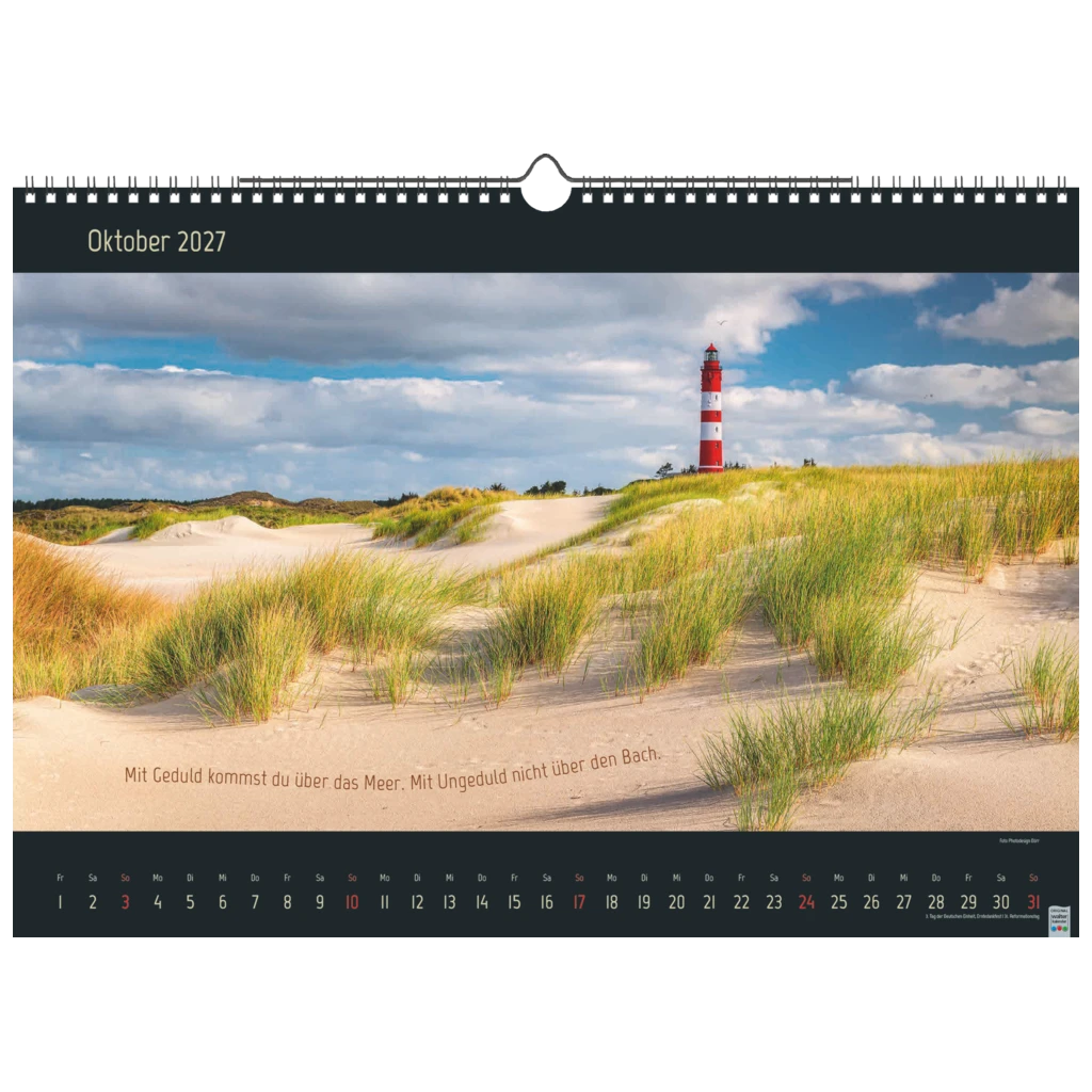 Bildkalender 2027 „Stille Momente“ | 44×31 cm