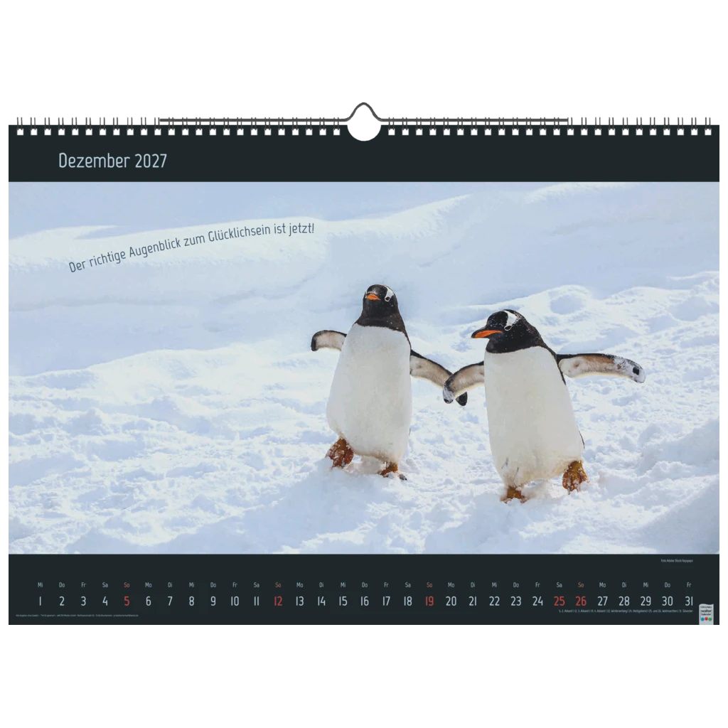 Bildkalender 2027 „Stille Momente“ | 44×31 cm