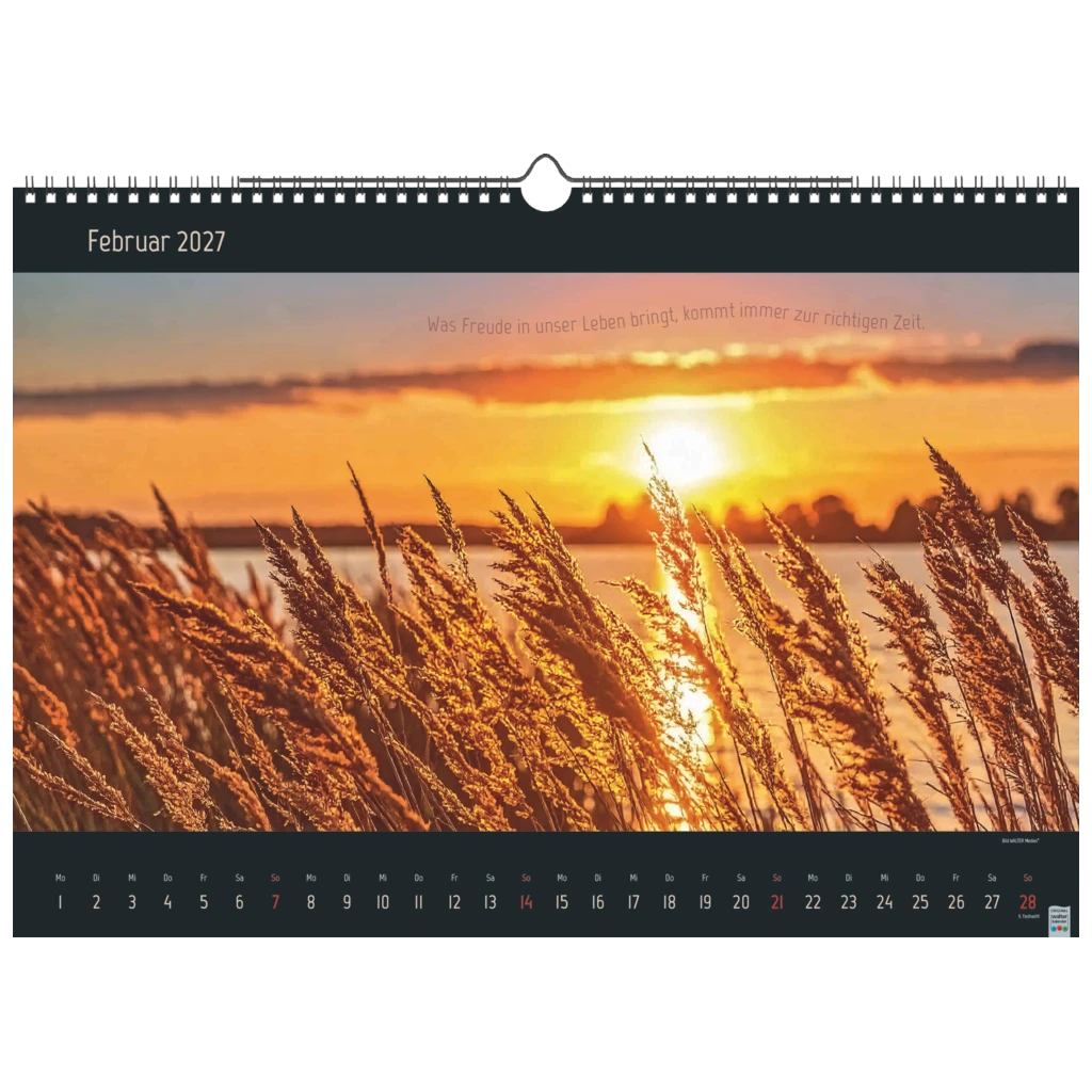 Bildkalender 2027 „Stille Momente“ | 44×31 cm
