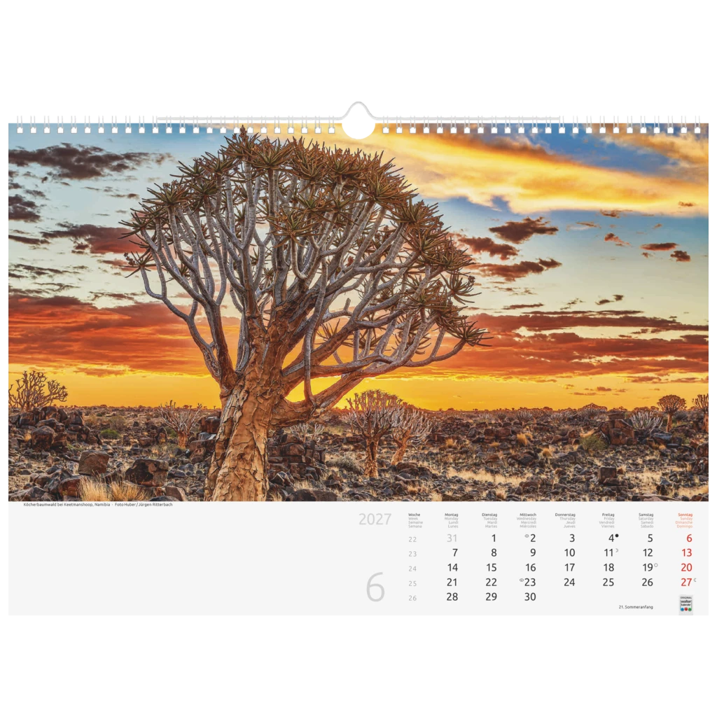 Bildkalender 2027 „Faszination Erde“ | 44×31 cm