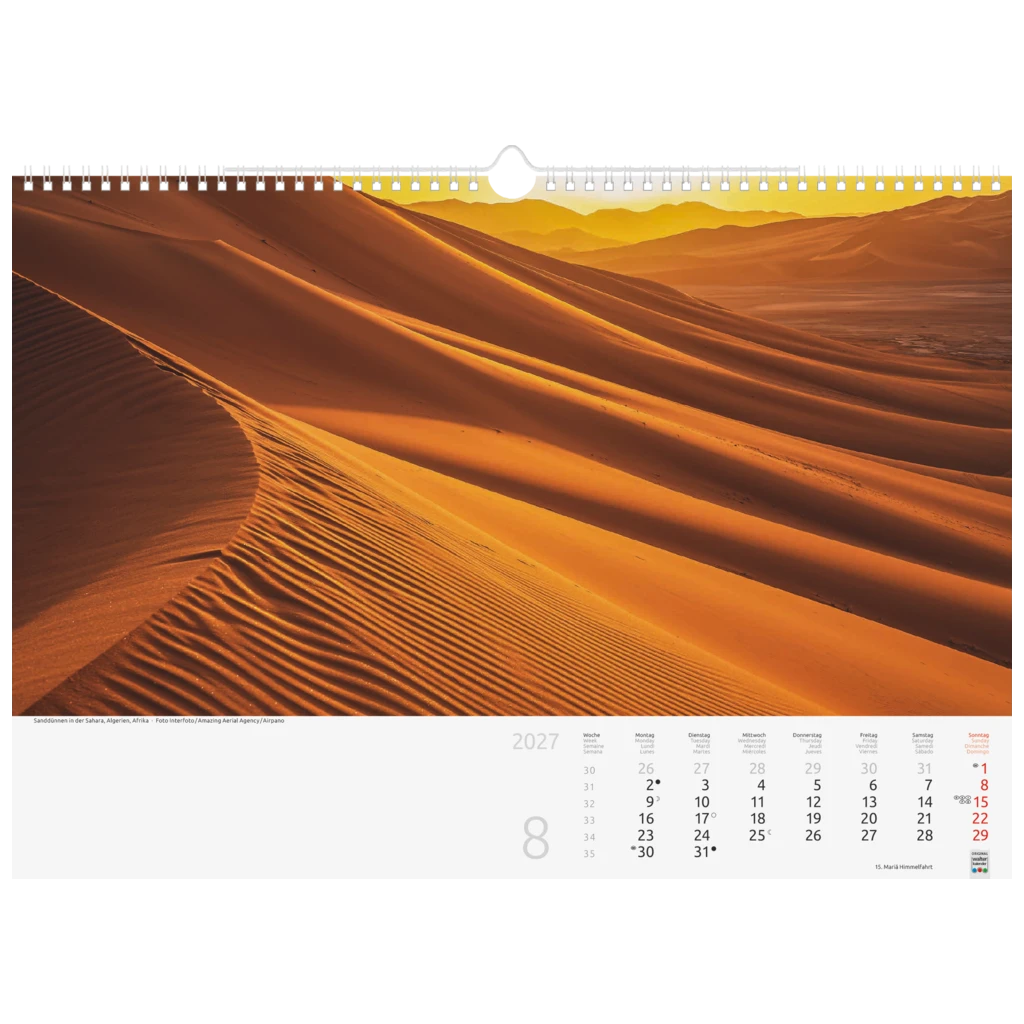 Bildkalender 2027 „Faszination Erde“ | 44×31 cm